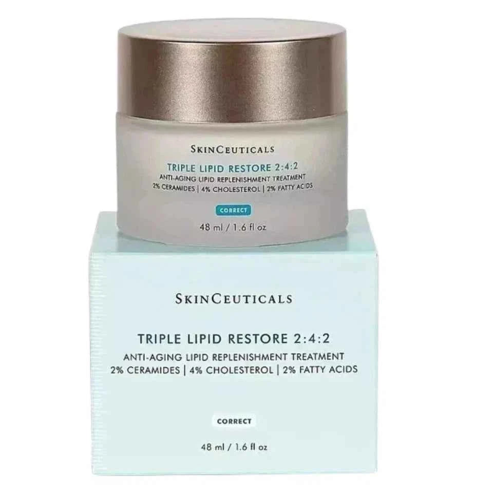 Title: 2 Pack SkinCeuticals Triple Lipid Restore 2:4:2 Face Cream 1.6 oz (48ml) Anti-Aging Moisturizer